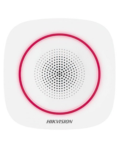 DS-PS1-II-WE(RU) Red Indicator. Оповещатель свето-звуковой радиоканальный. AX PRO Hikvision в Калуге