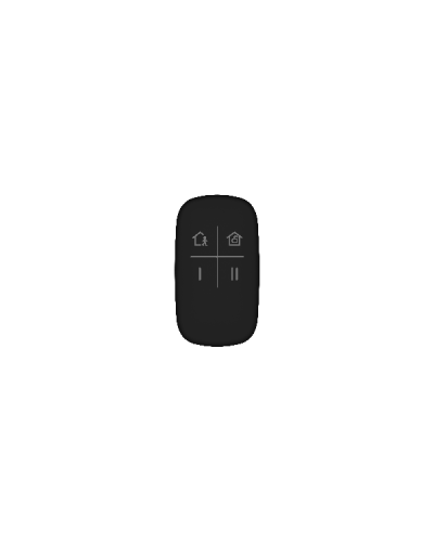 DS-PKF1-WE (цв. черный). Брелок 4-х кнопочный с обратной связью. AX PRO Hikvision в Калуге