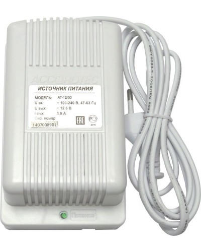 AT-12/30 (белый). Источник стабилизированного питания. AccordTec в Калуге