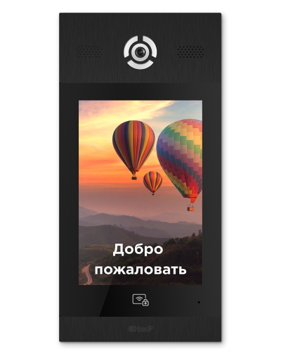 AA-14FB BLACK. Вызывная панель подъездного IP-домофона. BAS-IP в Калуге