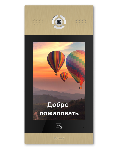 AA-14FB GOLD. Вызывная панель подъездного IP-домофона. BAS-IP в Калуге
