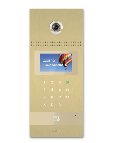 AA-12FB GOLD. Вызывная панель подъездного IP-домофона. BAS-IP в Калуге