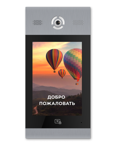 AA-14FB SILVER. Вызывная панель подъездного IP-домофона. BAS-IP в Калуге
