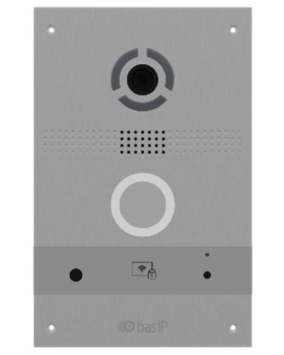 AV-08FB SILVER. Вызывная панель IP-домофона. BAS-IP в Калуге