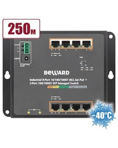 STWP-0802HP. Коммутатор 8-портовый. Beward в Калуге
