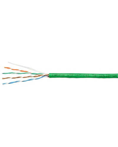 UTP-4P-Cat.5e-SOLID-GN-100 (7250c-5). Кабель «витая пара» (LAN) для структурированных систем связи. CABEUS в Калуге