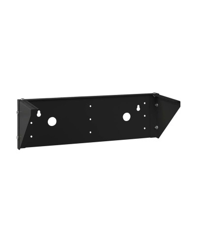 NC-3U-V-BK (12025c). Кронштейн настенный вертикальный 19 3U, цвет черный. CABEUS в Калуге