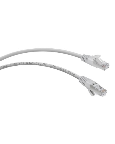 PC-FTP-RJ45-Cat.5e-1m-LSZH (8870c), серый. Патч-корд медный. CABEUS в Калуге