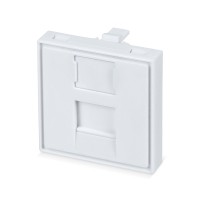 FP-45-1M (7783c): Вставка 45x45 (Mosaic) для 1 модуля формата Keystone Jack