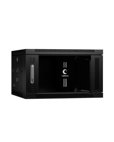 SH-05F-6U60/35-BK (8608c). Шкаф телекоммуникационный 19 настенный 6U. CABEUS в Калуге