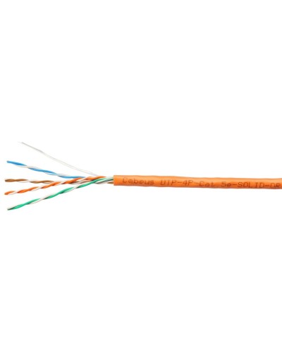 UTP-4P-Cat.5e-SOLID-OR-100 (7253c-5). Кабель «витая пара» (LAN) для структурированных систем связи. CABEUS в Калуге