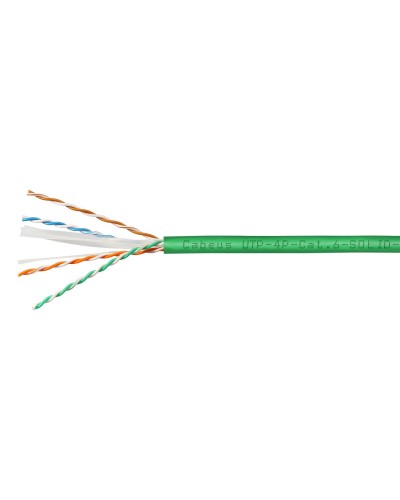 UTP-4P-Cat.6-SOLID-LSLTx-GN (11139c). Кабель «витая пара» (LAN) для структурированных систем связи. CABEUS в Калуге