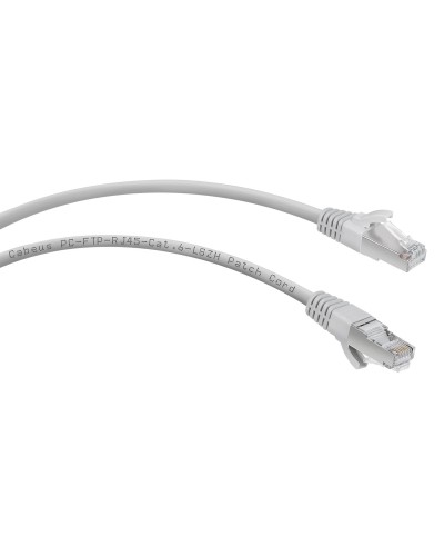 PC-FTP-RJ45-Cat.6-1m-LSZH (7908c), серый. Патч-корд медный. CABEUS в Калуге