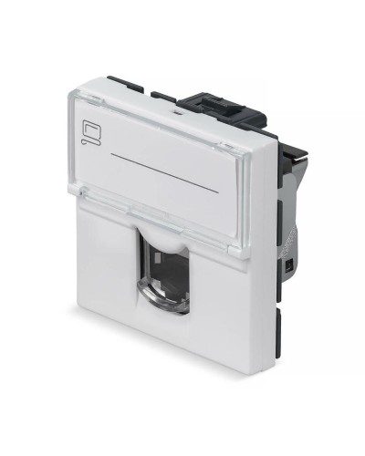 KJ-RJ45-Cat.6-SH-180T-FP-L-45 (11843c): Вставка Keystone Jack RJ-45 в Калуге