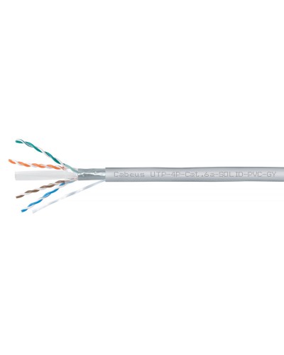 UTP-4P-Cat.6a-SOLID-PVC-GY (11373c). Кабель «витая пара» (LAN) для структурированных систем связи. CABEUS в Калуге
