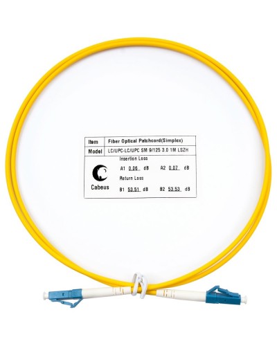 FOP(s)-9-LC-LC-0,5m (8807c). Патч-корд оптический. CABEUS в Калуге
