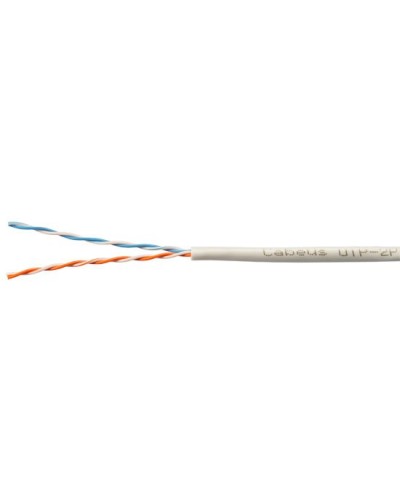 UTP-2P-Cat.5e-SOLID-GY-100 (7169c-5). Кабель «витая пара» (LAN) для структурированных систем связи. CABEUS в Калуге