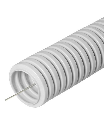 FCPL-20-PVC-100-1-GY (11228c): Труба гофрированная гибкая, лёгкая с протяжкой в Калуге