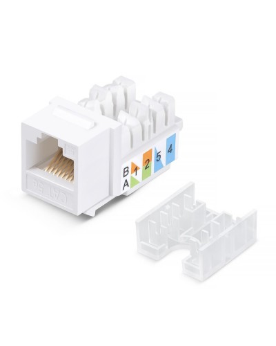 KJ-RJ45-Cat.5e-90-SW (10100c): Вставка Keystone Jack RJ-46 в Калуге