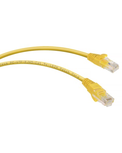 PC-UTP-RJ45-Cat.5e-1m-YL-LSZH (9497c), желтый. Патч-корд медный. CABEUS в Калуге