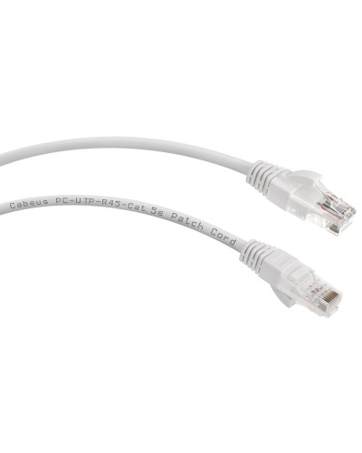 PC-UTP-RJ45-Cat.6-5m-LSZH (8881c), серый. Патч-корд медный. CABEUS в Калуге