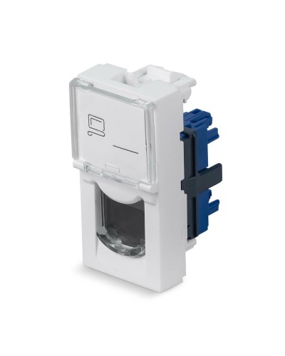 KJ-RJ45-Cat.6-180T-FP-L-22,5 (11840c): Вставка Keystone Jack RJ-45 в Калуге