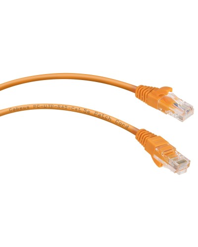 PC-UTP-RJ45-Cat.5e-3m-OR-LSZH (9524c), оранжевый. Патч-корд медный. CABEUS в Калуге