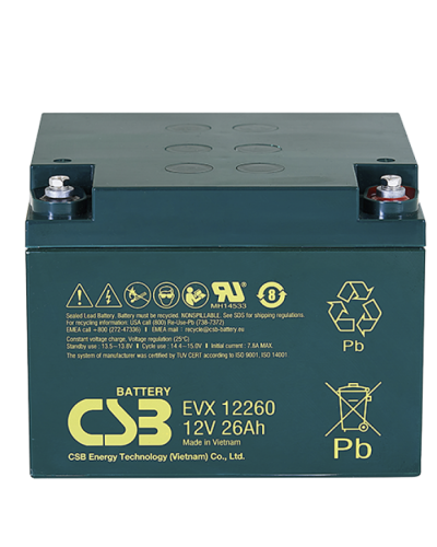 CSB EVX 12260. Аккумулятор герметичный свинцово-кислотный. CSB в Калуге