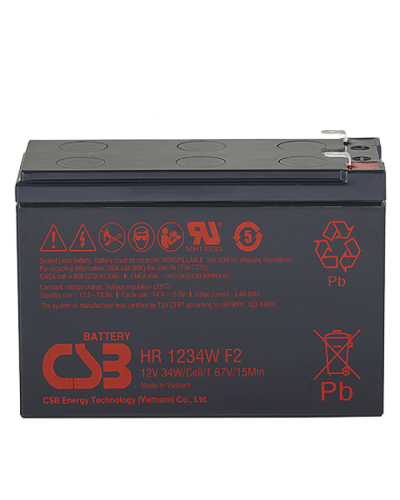 CSB HR 1234W. Аккумулятор герметичный свинцово-кислотный. CSB в Калуге