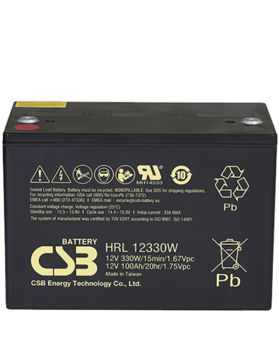 CSB HRL 12330W. Аккумулятор герметичный свинцово-кислотный. CSB в Калуге
