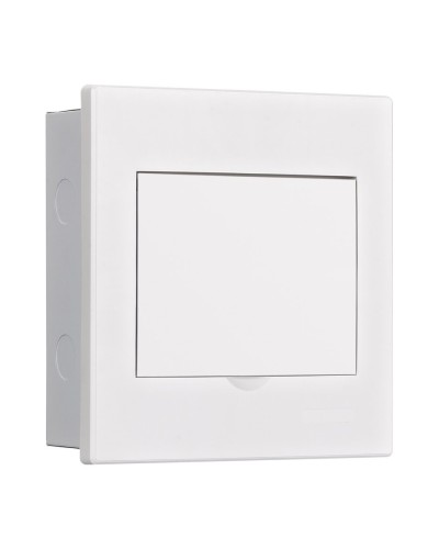 Корпус ЩРВ-М 6 модулей IP41 встраиваемый белая дверь (31101DEK). Корпус пластиковый. DEKraft в Калуге