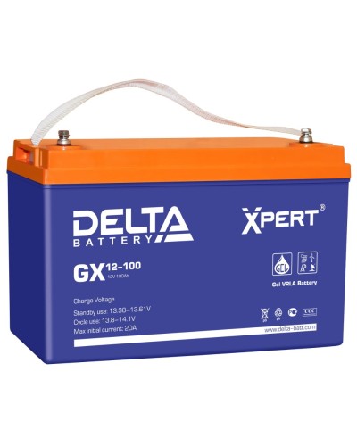 Delta GX 12-100. Аккумулятор герметичный свинцово-кислотный. Delta в Калуге
