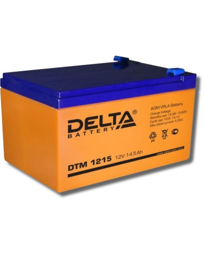 Delta DTM 1215. Аккумулятор герметичный свинцово-кислотный. Delta в Калуге