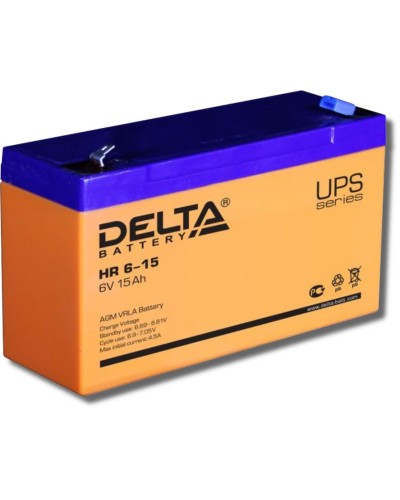 Delta HR 6-15. Аккумулятор герметичный свинцово-кислотный. Delta в Калуге