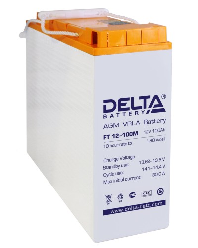 Delta FT 12-100 M. Аккумулятор герметичный свинцово-кислотный. Delta в Калуге