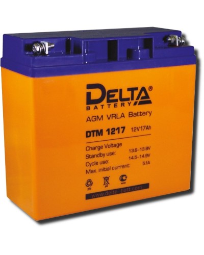 Delta DTM 1217. Аккумулятор герметичный свинцово-кислотный. Delta в Калуге