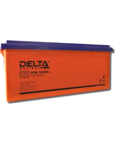 Delta DTM 12250 L. Аккумулятор герметичный свинцово-кислотный. Delta в Калуге
