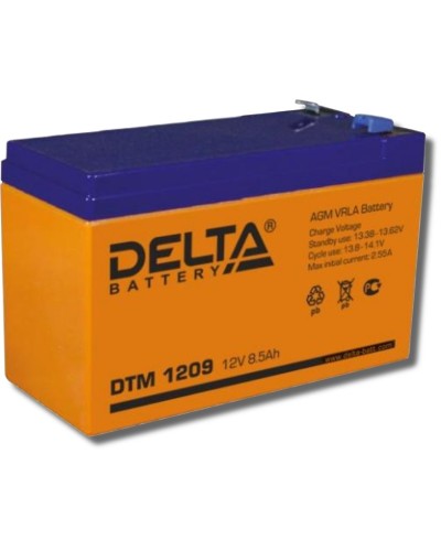 Delta DTM 1209. Аккумулятор герметичный свинцово-кислотный. Delta в Калуге