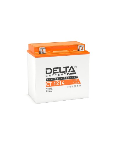 Delta CT 1214. Аккумулятор герметичный свинцово-кислотный стартерный. Delta в Калуге
