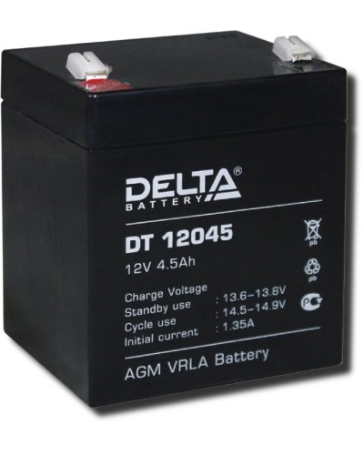Delta DT 12045. Аккумулятор герметичный свинцово-кислотный. Delta в Калуге