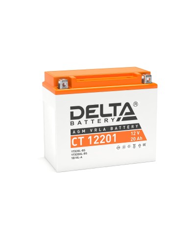 Delta CT 12201. Аккумулятор герметичный свинцово-кислотный стартерный. Delta в Калуге