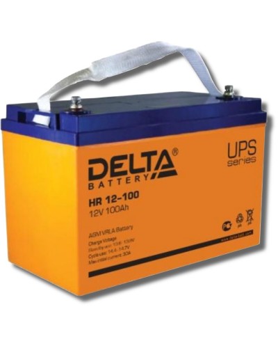 Delta HR 12-100. Аккумулятор герметичный свинцово-кислотный. Delta в Калуге