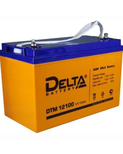 Delta DTM 12100 L. Аккумулятор герметичный свинцово-кислотный. Delta в Калуге