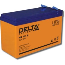 Delta HR 12-9. Аккумулятор герметичный свинцово-кислотный. Delta