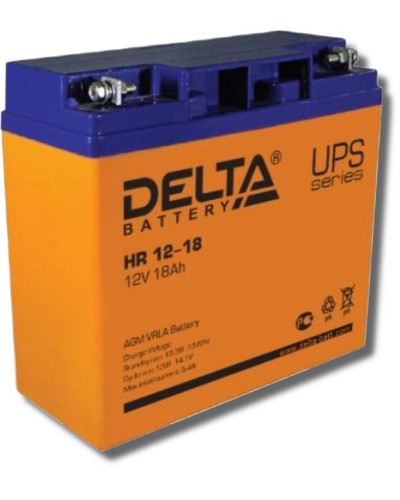 Delta HR 12-18. Аккумулятор герметичный свинцово-кислотный. Delta в Калуге