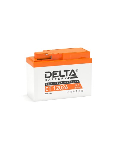 Delta CT 12026. Аккумулятор герметичный свинцово-кислотный стартерный. Delta в Калуге