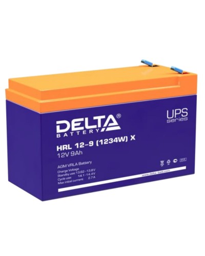 Delta HRL 12-9 X (1234W). Аккумулятор герметичный свинцово-кислотный. Delta в Калуге