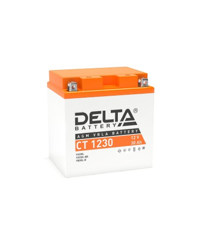 Delta CT 1230. Аккумулятор герметичный свинцово-кислотный стартерный. Delta в Калуге