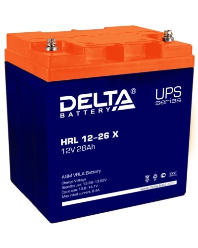 Delta HRL 12-26 X. Аккумулятор герметичный свинцово-кислотный. Delta в Калуге