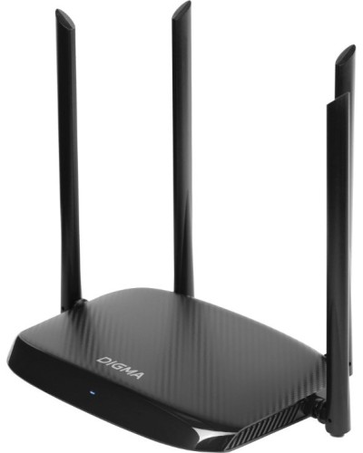 DWR-AC1202 AC1200 10/100/1000BASE-TX черный. Роутер беспроводной. Digma в Калуге